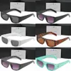 985 Modedesigner-Sonnenbrille, klassische Brille, Goggle, Outdoor-Strand-Sonnenbrille für Mann und Frau, 7 Farben, optional, dreieckige Signatur