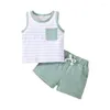 Clothing Sets Toddler Infant Baby Boy Summer Shorts Set Sleeveless Tank Tops T Shirt And Outfit Clothes