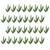 Dinnerware Sets 100 Pcs Sushi Bamboo Leaves Kit Decor Platter Sashimi Artificial Leaf Decorative Plate Ornament Baby Shape