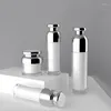 Storage Bottles Empty Refillable Makeup Cosmetic Airless Pump Jar Containers 30ml 50ml 100ml Snail Hand Cream Travel Bottle Vials 10pcs
