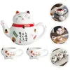 Teaware Sets Japanese Style Tea Ware Household Glass Cup Drinking Supply Ceramic Teapot Vintage