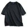 Kort ärm T-shirt för män i sommarmännen Övervikt Running Fitness Ice Silk Quick Drying Clothes Sports Top {Kategori}