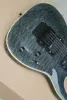 Guitar MH1000 deluxe electric guitar carbon black KSG MH1000 custom guitar free shipping guitar with real abalone bindings on top