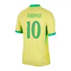 2024 Brasilien Mens Soccer Jersey Vini Jr Richarlison #4 Bremer Danilo Rodrygo Yan Couto Home Away Home Away GK Football Shirts Adult Uniforms