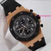 Swiss AP Armbanduhr Royal Oak Offshore-Serie, 18 Karat Roségold, automatische mechanische Herrenuhr, gebrauchte Herren-Luxusuhr 25940