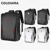 Rucksack COLENARA ABS PC Hartschale Hochwertige Herren-Laptop-Umhängetasche USB-Ladewasserdichte Geschäftsreise-Schultasche