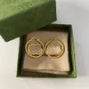 Women Circle Proste kolczyki kolczyki dla kobiet projektantki Kolczyki marki złoto ucha luksusowy kolczyki