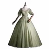 Guxqd Green Ball Robe Femmes Soirée Dres Appliques de bal robes de fête de bal Vestido de Noche Robe de Soiree ABENDKLEIDER Q1SB #