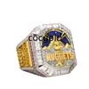 Anello di lusso del campionato mondiale di pallacanestro Designer Pepite d'oro 14K Anelli JOKIC Champions per gioielli sportivi con diamanti stellati da donna