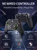 Controller di gioco NE Controller cablato per PC PS3 PS 3 Switch/Lite/TV OLED Turbo Vibrazione LED Light Cavo da 2,5 m/8,2 piedi Gamepad