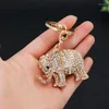 Porte-clés éléphant rose porte-clés pendentif animal porte-clés pour femmes hommes porte-clés de voiture cadeau