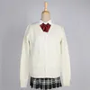 Escola JK Uniforme Camisola Casaco Anime Cosplay Trajes Cardigan Outerwear Camisola 10 Cores Lg-mangas Tricô Casaco Para Meninas o0p1 #