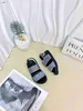 Brand Kids Sandals Blue denim fabric shoe upper baby shoes Cost Price Size 21-35 Including box summer high quality child slippers 24Mar