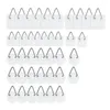 Sieradenzakjes 40 stuks Onzichtbare zelfklevende plaathanger Ronde verticale houder Zelfklevende wandschotels Haak