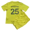 2024 25 MUKHTAR SURRIDGE Kids Kit SC Voetbalshirts Nashville Thuis Voetbalshirt LEAL ZIMMERMAN BUNBURY Kind Uniformen met korte mouwen