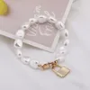 Braccialetti con ciondoli Fl Bracciale di perle barocche per le donne Moda Lusso Charms con lucchetto Bellezza Avatar Marchio Gioielli dichiarazione a mano Z452 Drop De Oteu3