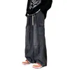 Pantalon Baggy y2k pour hommes, Streetwear, Hip Hop, ample, décontracté, rétro, Cargo, F135 #, printemps-automne