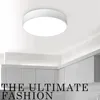 Потолочные светильники Современные и простые светодиодные лампы для спальни Кабинет Офис Балкон Творческая личность Черно-белый круглый декоративный светильник