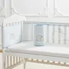 Safety Crash Barrier Crib Rail Summer born Babies Protector Breathable Mesh Kid Bed Accessories 240325