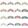Fi Luxury Ladies Wedding Hair Tiaras Sparkling Crystal Rhineste Crown Hair Bands Joyería de boda Accories Tocados 32sf #