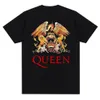 Vintage Queen Rock Music Band Graphic Printed T Shirt Fi Casual Crew Szyja Krótki rękaw plus siudra Kobiety Kobiety C4EC#