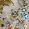 Gift Wrap Loidesign Vintage Electrify Girl Washi PET Tape Planner DIY Card Making Scrapbooking Plan Decorative Sticker