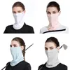Bandanas Unisex Sports Mask Scarf Breathable Silk Full Face Sun Protection Anti Ultraviolet Thin For Summer Outdoor Activities