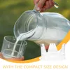 Учетные наборы посуды прозрачная крышка чайника прозрачное кувшин для груди молоко покрытие стеклян