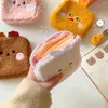 Storage Bags Cute Plush Sanitary Napkin Bag Women Tampon Pad Small Cosmetic Makeup Pouch Card Lipstick Organizer