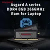 Asgard 노트북 메모 RAM DDR4 8GB 16GB 32GB 266MHZ 3200MHZ SODIMM 메모리 A1 시리즈 240314