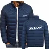2023 Nouvelle veste d'automne et d'hiver pour hommes CCM logo fi nouvelle tendance décontractée veste à glissière tout-assorti t8np #