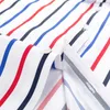 Męskie kolorowe blok w paski oporną na marszczenie koszuli Longsleeve StandardFit ukryty obroń