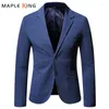 Ternos masculinos azul blazers hombre casual elegante elegante vinatge bolsos designer formal jaquetas de negócios masculino trajes finos hommes