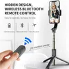 Selfie Monopods FANGTUOSI Mobiele videostabilisator Bluetooth selfie stick statief Gimbal-stabilisator voor smartphone Live verticale opnamebeugel 24329