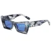 Katter Eye Y2K Fashion Ins Samma typ av solglasögon för män och kvinnligt glasögon