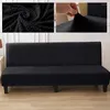 Cubiertas de silla Sofá elástico grueso Cubierta de cama para sala de estar Funda recta a cuadros Futon Decoración para el hogar