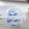 Juego de té de cerámica, juego de té que incluye 1 olla, taza de alta calidad, elegante Gaiwan, hermosa y fácil tetera, juego de té de viaje