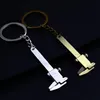 Creative Gear Head Keychain Speed ​​Gearbox Keyring For Car Key Turbo Hub Brake Disc Pendant Stötdämpare