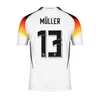 2024 Euro Cup Allemagne Joueur Fans Football Jerseys Kroos Wirtz Kimmich Fullkrug Muller Ganbry Havertz Musiala Sane Undav National Allemagne Football Hommes Enfants Chemise