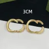 Designer örhänge Letter V LODO Stud Earing Luxury Women Fashion Hoop Jewelry Metal Earring30p