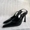 Tasarımcı Ayakkabı Tasarımcı Topuk İnce Topuk Arka Kayış Sandalet Sandalet Kadın Altın Topuklu Yüksek Topuklu Kadınlar Şık Süper Sıcak Tek Ayakkabı