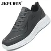 Casual Shoes Men Athletic Sport Leather Running Outdoor Breattable Sneakers Lightweight Walking Zapatos Deportivos