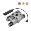 Tactical PEQ-15 Red/Green LASER Battery Box IR LASER+IR illumination LED Flashlight Night Vision Hunting Light