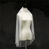 Pearls Pärled Edge Wedding Veils Tulle 1t Bridal Veil One Layer Bride Party Veil med Comb Wedding Accores G6UI#