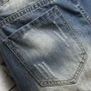 Summer Denim Shorts Jeans Persality Hommes Ripped Mendiants Loose Straight Leg Trend Quarter Pantalon H2bO #