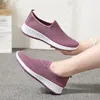 Fitness Shoes Women Flat Slip On White Woman Lightweight Sneakers Summer Autumn Casual Chaussures Femme Basket Flats