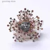 Pins Broches Overdreven Vintage Kristallen Steentjes Grote Broche Kledingaccessoires Grote Broche Pin Kledingaccessoires Y240329