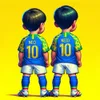 maglie calcio finali 14 maglia da calcio Player Version camiseta kit per bambini 2024 2025 uniformi