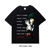 My Hero Academia Graphic Print T-shirt Vintage Harajuku Streetwear manches courtes Plus Taille Cott ras du cou T-shirt Femmes Hommes b1ck #