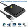 Hot Sale USB 2.0 Smart Card Reader Memory for ID Bank SIM CAC ID Card Cloner Connector Adapter for Windows XP Windows 7/8/8.1/10